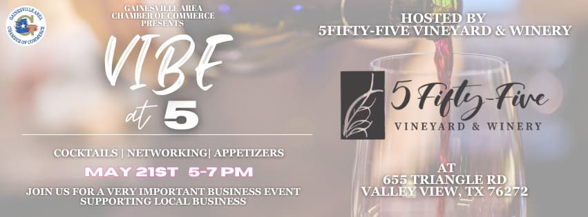 VIBE at 5 Hosted by 5 Fifty-Five Vineyard & Winery