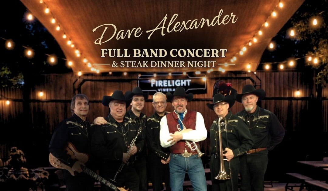 Dave Alexander Full Band LIVE at Firelight — Steak Night Experience
