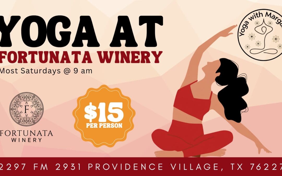 Yoga at Fortunata Winery with Margarita Brabazon